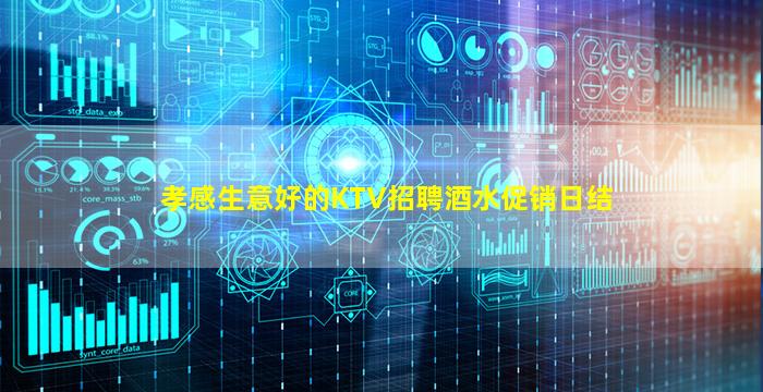 孝感生意好的KTV招聘酒水促销日结